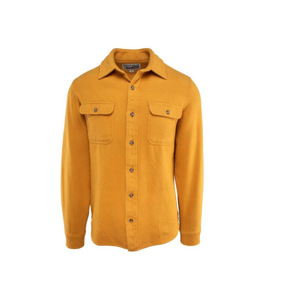 NEW SCHOTT flannel work shirt in gold